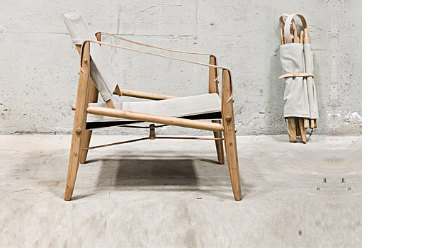 Nomad, field chair by Sebastian Jørgensen for We Do Wood.