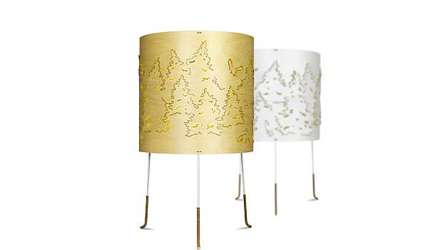 Link to more information on Norwegian Forest table lamps by Cathrine Kullberg / Northern Lighting