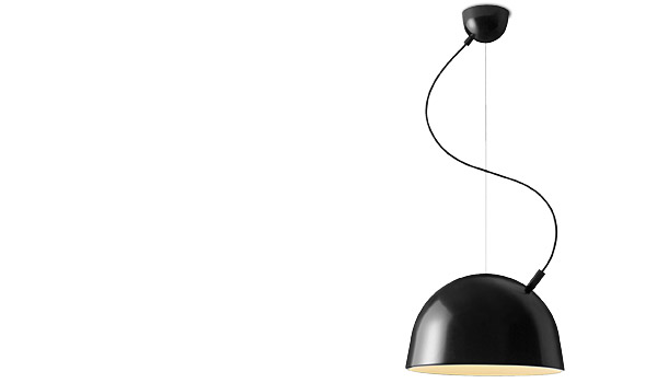 Plugged, hanging lamp (black/black) by Broberg & Riddarstråle / Muuto
