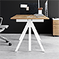 SALE! String works height adjustable work desk. Available with oak or black lino top.