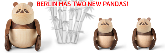 Berlin has two new pandas - Panda in two sizes by Bjarke Ingles / Architect Made.