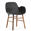 Form, arm chair with wood legs, by Simon Legald / Normann Copenhagen.