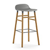 Form, arm bar stool with wood legs, by Simon Legald / Normann Copenhagen.
