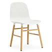 Form, chair with wood legs, by Simon Legald / Normann Copenhagen.