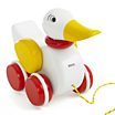 Pull along duck from Brio / Sweden.