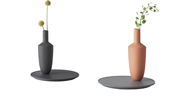 Balance vase, available in two different colour combinations, by Hallgeir Homstvedt / Muuto.