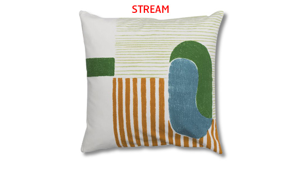 Stream, cushion by Josef Frank / Almedahls.