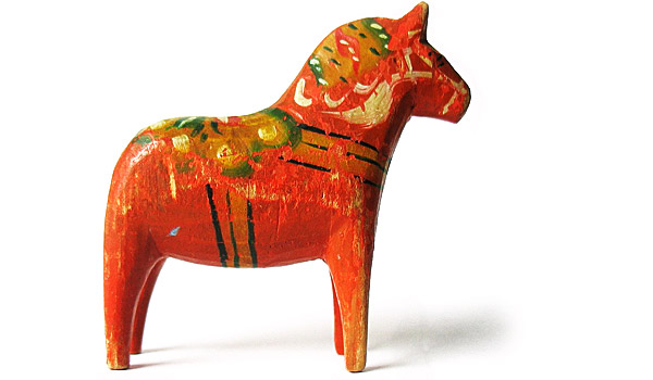 The Dalahäst (Dalecarlian horse) has a history that goes back several hundred years.