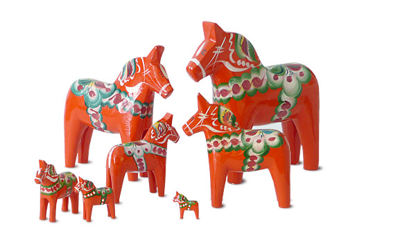 The Dalahäst (Dalecarlian horse) has a history that goes back several hundred years.