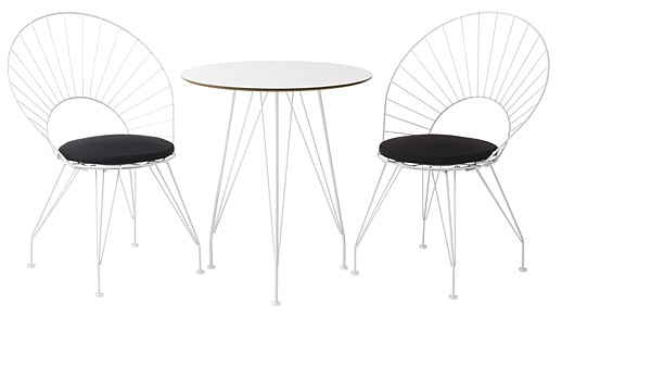 Desiree, chair for outdoor use by Yngve Ekström / Swedese.