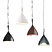 Link to Dokka, hanging lamps in four colours by Birger Dahl / Northern Lighting