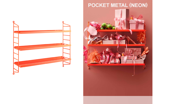 String Pocket metal, part of Elevate your home with String campaign 12 - 29 May 2023
