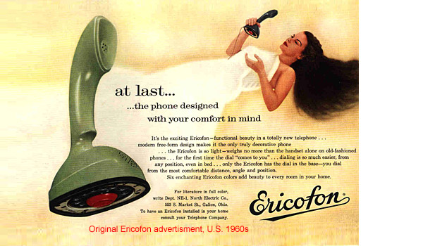 Ericofon, replica of 1950's design classic.