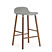 Link to Form, bar stool with wooden legs, by Simon Legald / Normann Copenhagen