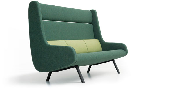 In Duplo (EJ 180-185), sofa by Ernst & Jensen / Erik Jørgensen.