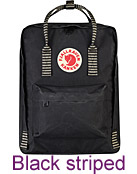 Kånken rucksack, black striped