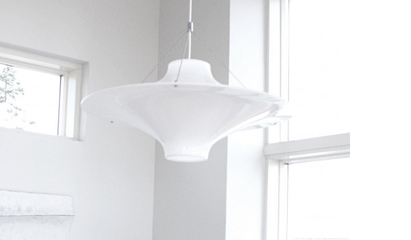 Sky flyer (a.k.a. Lokki), pendant designed by Yki Nummi, Finland 1959.