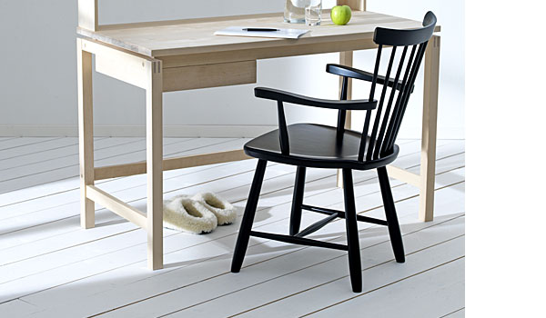 Lilla Åland, dining chair with arm rests, by Carl Malmsten / Stolab.