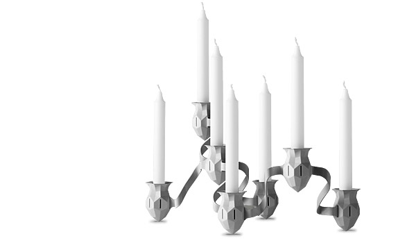 The more the merrier candle holders, available in several colours, Louise Campbell / Muuto.