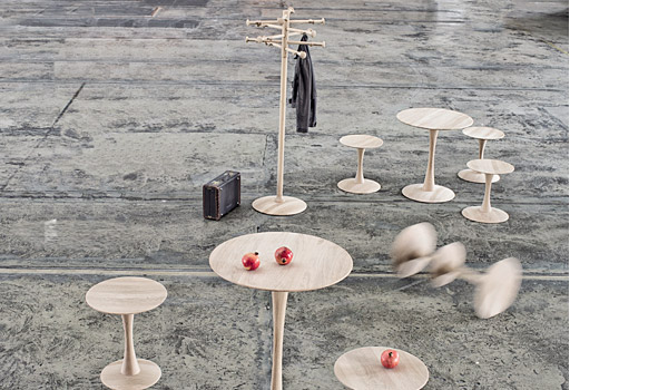 Toad stool / table (a.k.a. 'Trisserne') by Nanna Ditzel / Snedkergaarden