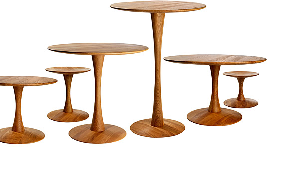 Toad stool / table (a.k.a. 'Trisserne') by Nanna Ditzel / Snedkergaarden