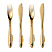 Nobel, gold plated fish cutlery designed by Gunnar Cyrén / Gense