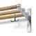 Link to Nostalgi, coat rack (alu/oak) by Gunnar Bohlin / Essem Design
