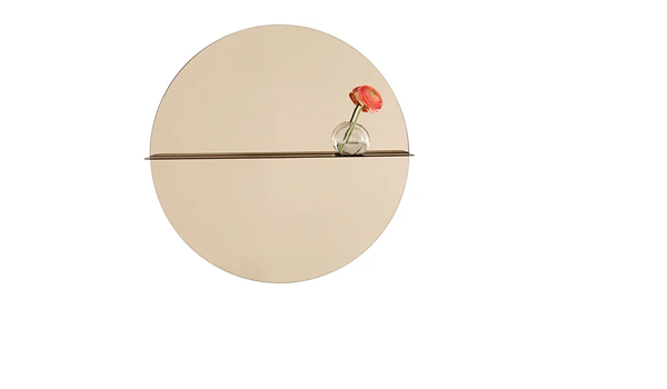Otto, mirror with shelf, by Anya Sebton & Eva Lilja Löwenhielm / Asplund.