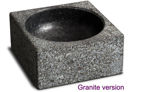 PK Bowl (granite version) by Poul Kjærholm, Denmark 1963.