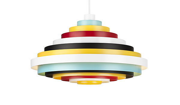 PXL, multi-coloured large hanging lamp by Fredrik Mattson