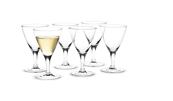 Royal cocktail glasses designed by Arne Jacobsen in the 1960s / Holmegaard.