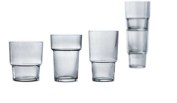 Same same but different, set of three glasses by Norway Says / Muuto.