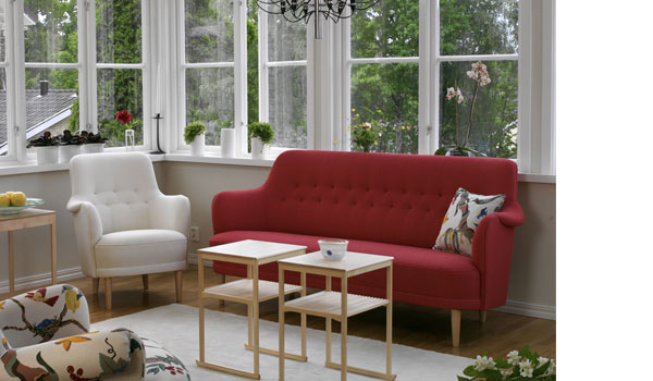 Samsas, sofa by Carl Malmsten / O.H. Sjögren.