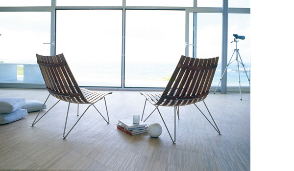 Scandia Nett Lounge chair (with a view) by Hans Brattrud / FjordFiesta.