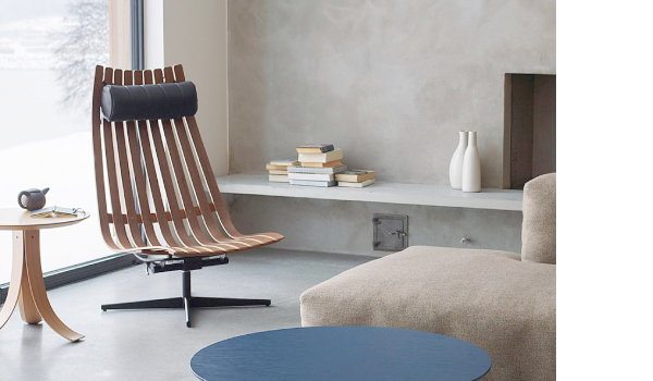 Scandia Senior Vipp Lounge chair, summer campaign 2025.