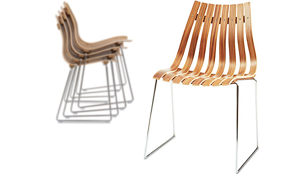 Scandia Junior, stackable dining chair by Hans Brattrud / FjordFiesta.