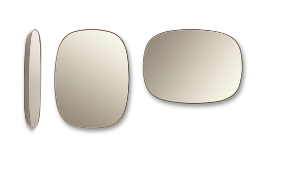 SALE! Framed, small taupe mirror by Anderssen & Voll / Muuto.