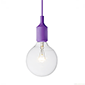SALE! E27, purple hanging lamp w. incandescent bulb by Matthias Ståhlbom / Muuto.