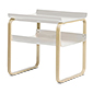 SALE! Table 915, white coffee table by Alvar Aalto / Artek.