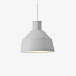 SALE! Unfold hanging lamp. Colour: light grey. Condition = good!
