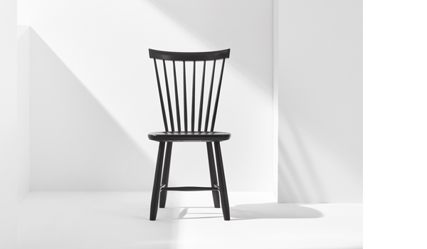 20% SALE! Lilla Åland, black chair by Carl Malmsten / Stolab