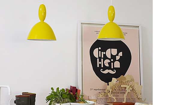 MHY, hanging lamps in many colours, by Norway Says / Muuto.