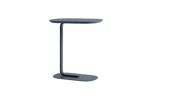 Relate, blue-grey side table by Muuto. Reduced 35%