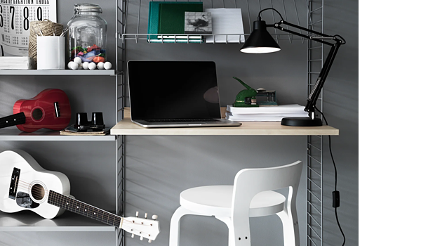 20% SALE! String shelving system, Artek grey.