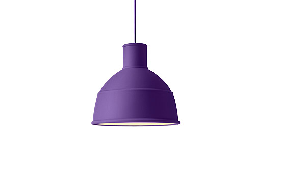 Reduced Unfold (purple) hanging lamp by Form Us With Love / Muuto