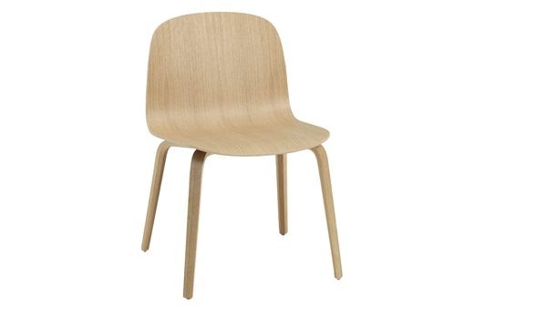 40% SALE Visu, wide chair oak, by Mika Tolvanen/ Muuto.