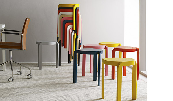 Spin, stool by Staffan Holm / Swedese.