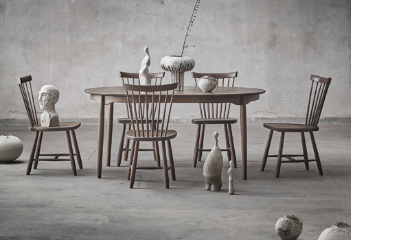 -15% campaign on the Lilla Åland chairs. Here six Lilla Åland chairs with Carl table, all in dark brown. Campaign runs from 3 - 20th May 2024.