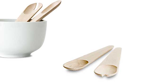 Toss around, salad servers by KIBISI / Muuto.