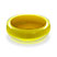 Link to yellow / clear glass bowl by Tora Urup, Denmark 2007